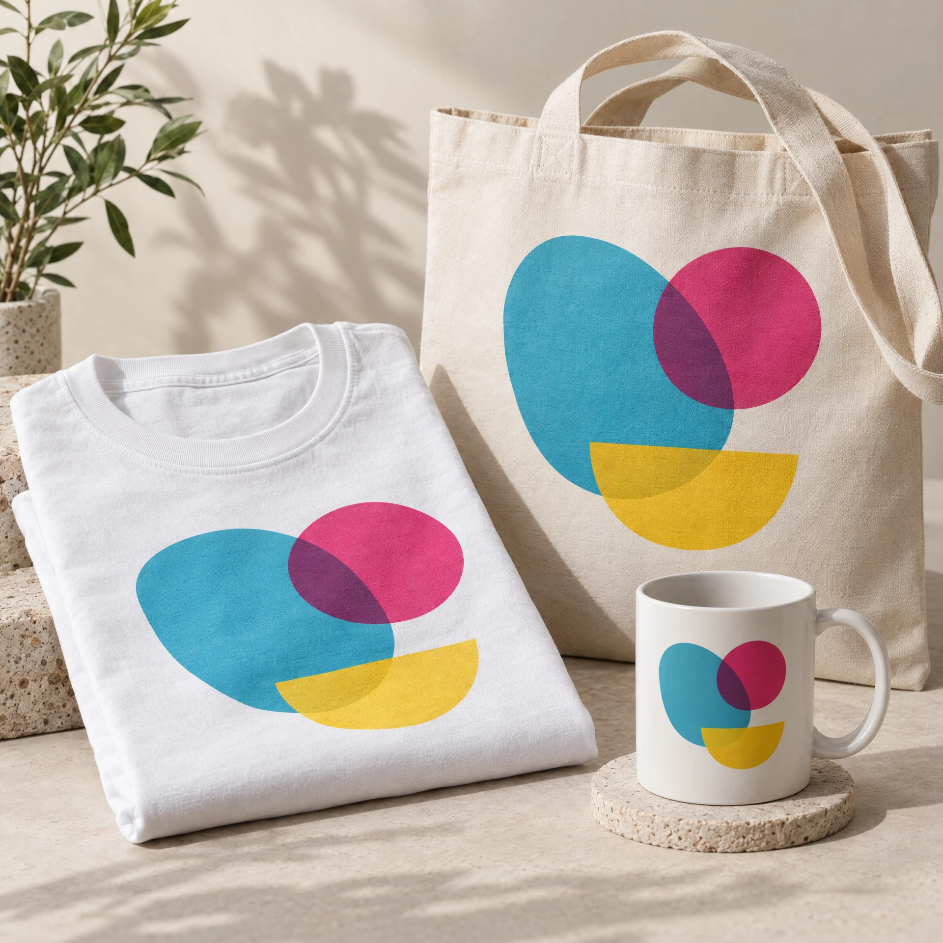 Custom branded apparel and merchandise